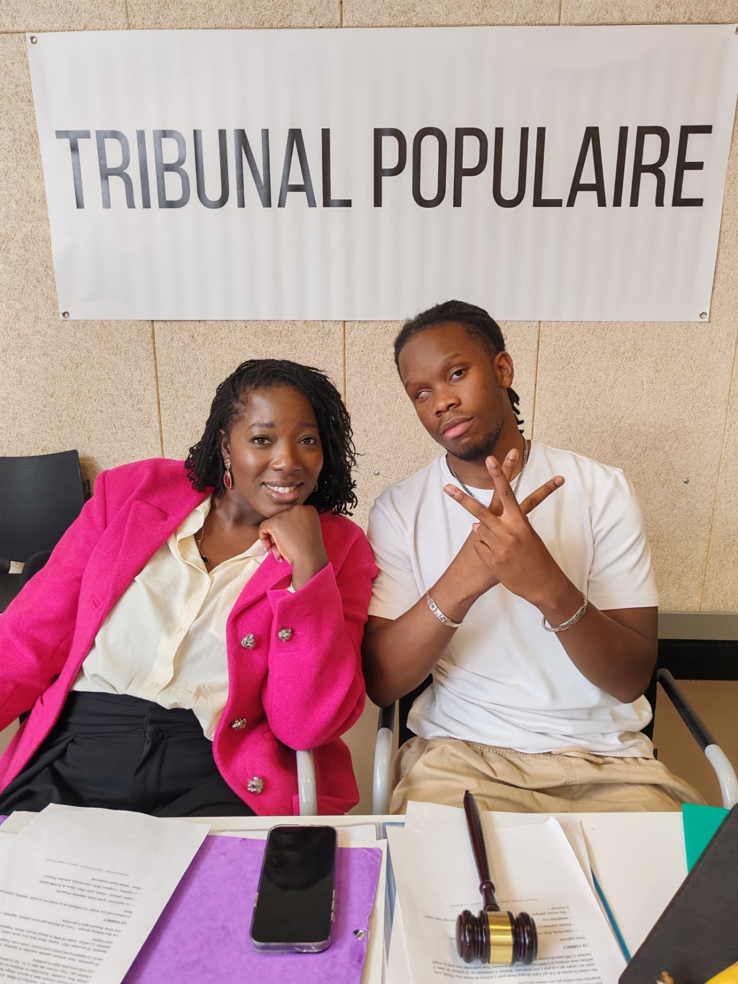 Tournage — complicité sur le plateau